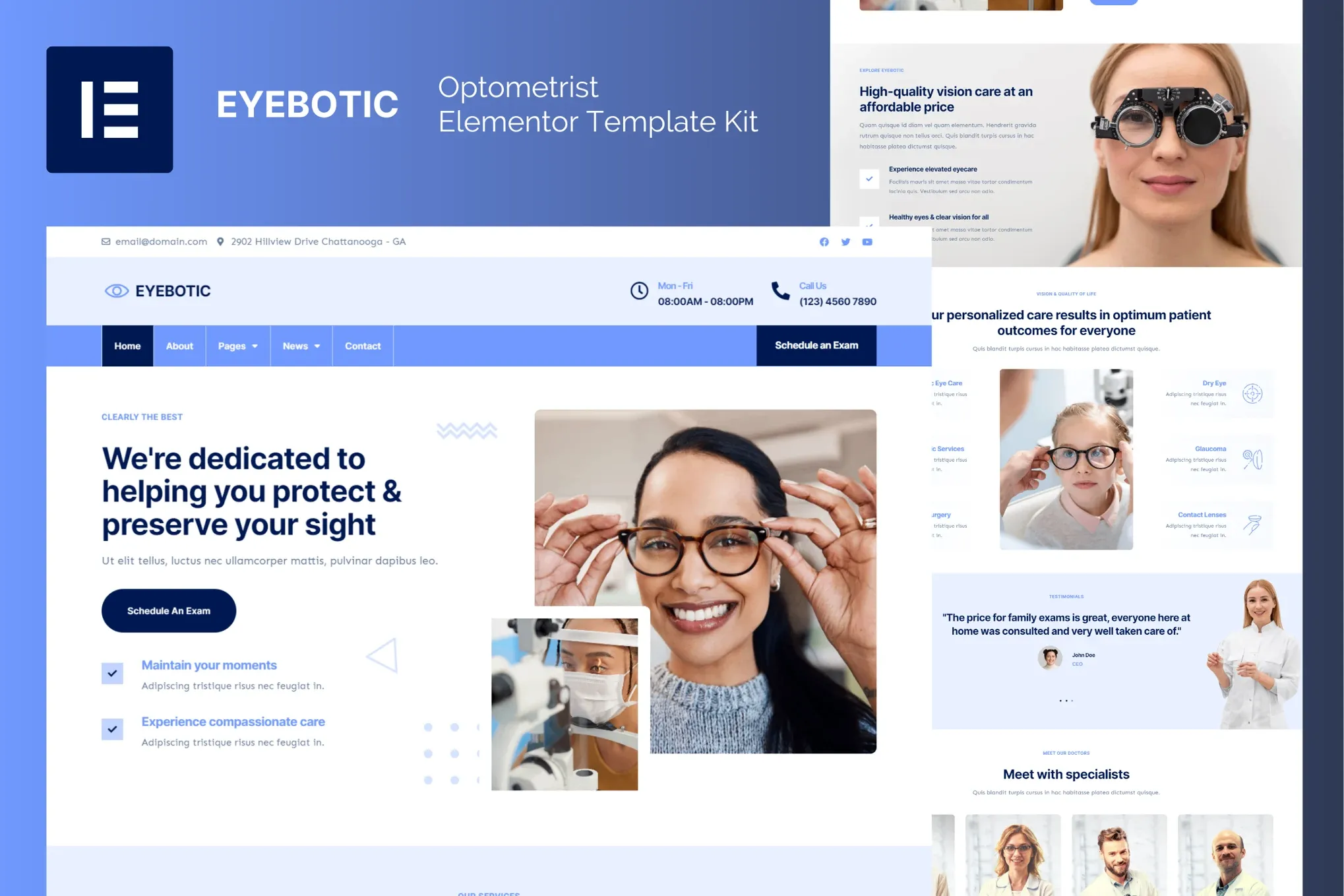 EyeBotic-Optometrist-Elementor-Pro-Template-Kit-1.webp EyeBotic - Optometrist Elementor Pro Template Kit - Image 1