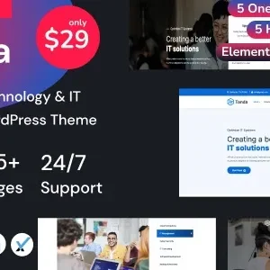 Tanda 2.3 – Technology & IT Solutions WordPress Theme