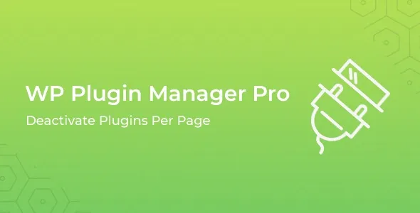 WP-Plugin-Manager-Pro.webp WP Plugin Manager Pro 1.1.4 – Deactivate Plugins Per Page - Image 1