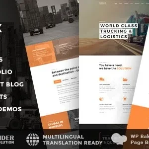 Globax 4.1 – Logistics WordPress/Woocommerce Theme