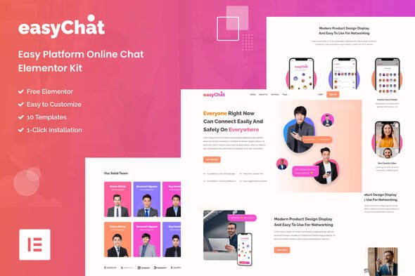 Cover-224.jpg EasyChat - Online App Startup Elementor Template Kit - Image 1
