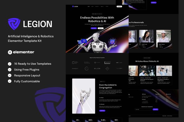 Cover-253.jpg Legion - Artificial Intelligence & Robotics Elementor Template Kit - Image 1