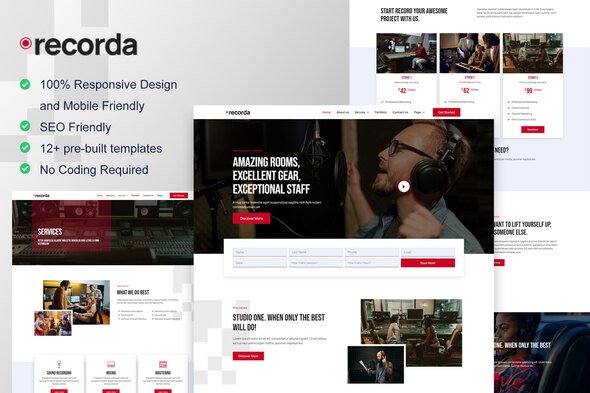 Main20Preview-10.jpg Recorda - Recording & Music Studio Elementor Template Kit - Image 1