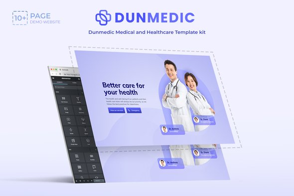 cover-180.jpg Dunmedic - Medical & Healthcare Elementor Template Kit - Image 1