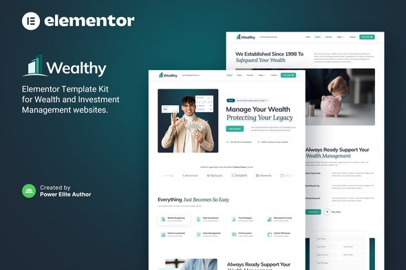cover-186.jpg Wealthy – Wealth & Investment Management Elementor Template Kit - Image 1