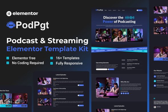 cover-257.jpg Podpgt - Radio Station & Podcaster Elementor Template Kit - Image 1