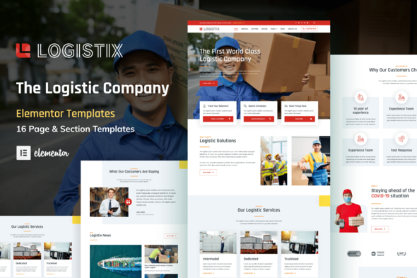 cover-28.png Logistix - Transportation Courier & Logistic Company Elementor Template Kit - Image 1