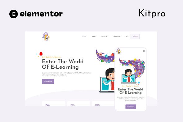 preview20tutturu20.jpg Tutturu E-Learning Service Elementor Template Kit - Image 1