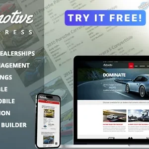 Automotive Car Dealership Business WordPress Theme 12.1