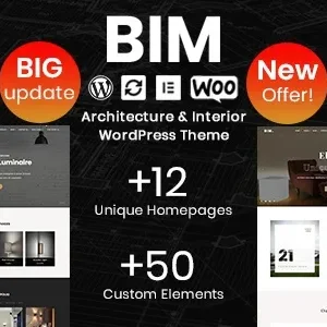 BIM 1.3.8 – Architecture & Interior Design Elementor WordPress Theme