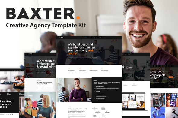 BaxterCoverImage.png Baxter - Creative Agency Elementor Template Kit - Image 1