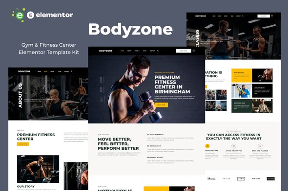 Bodyzone-Cover-Image.jpg Bodyzone - Gym and Fitness Center Elementor Template Kit - Image 1