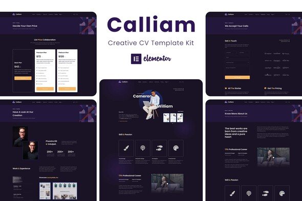 Calliam20cover20revisi.jpg Calliam - Creative CV Elementor Template Kit - Image 1