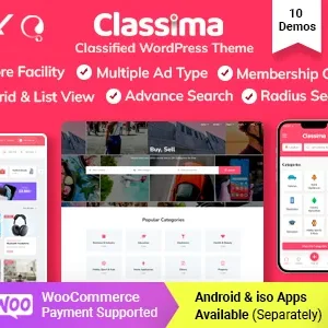 Classima 2.13.0 – Classified Ads WordPress Theme