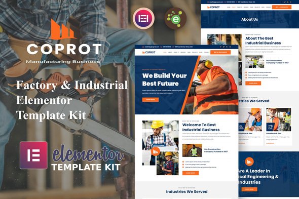 CoprotKit-Cover-Image.jpg Coprot - Factory & Industrial Elementor Template Kit - Image 1
