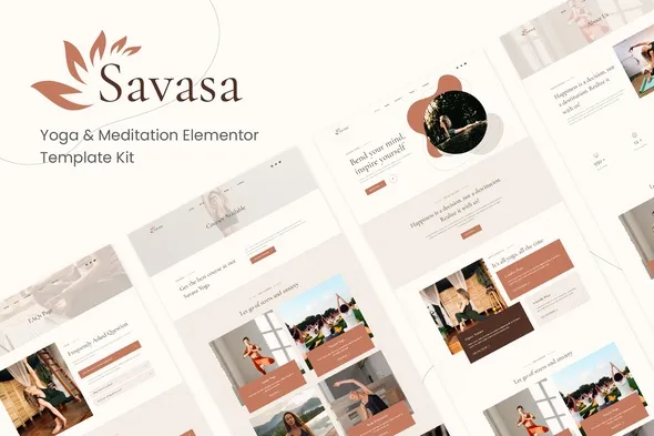 Cover-109.webp Savasa - Yoga & Meditation Elementor Template Kit - Image 1