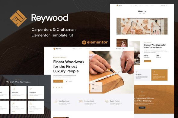 Cover-46.jpg Reywood - Carpenter & Craftsman Elementor Template Kit - Image 1