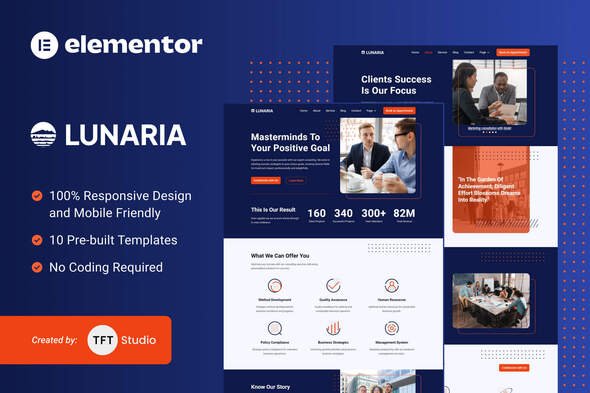 Cover20Lunaria-1.jpg Lunaria - Multipurpose Business Elementor Template Kit - Image 1