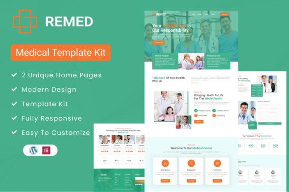 Cover20Page202.png Remed - Medical Clinic Elementor Template Kit - Image 1