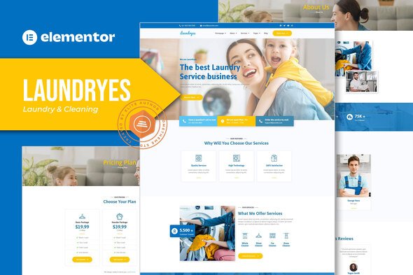 Coverimage-template-kit-2022-3.jpg Laundryes - Laundry & Cleaning Elementor Template Kit - Image 1