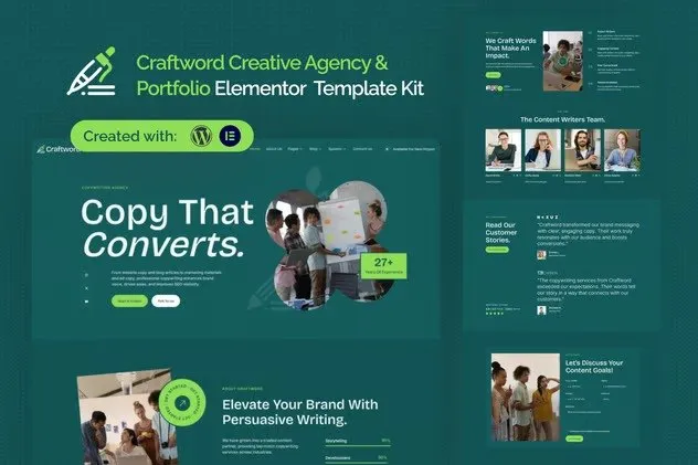 Craftword-Creative-Agency-Copywiting-Portfolio-Elementor-Template-Kit.webp Craftword - Creative Agency & Copywiting Portfolio Elementor Template Kit - Image 1