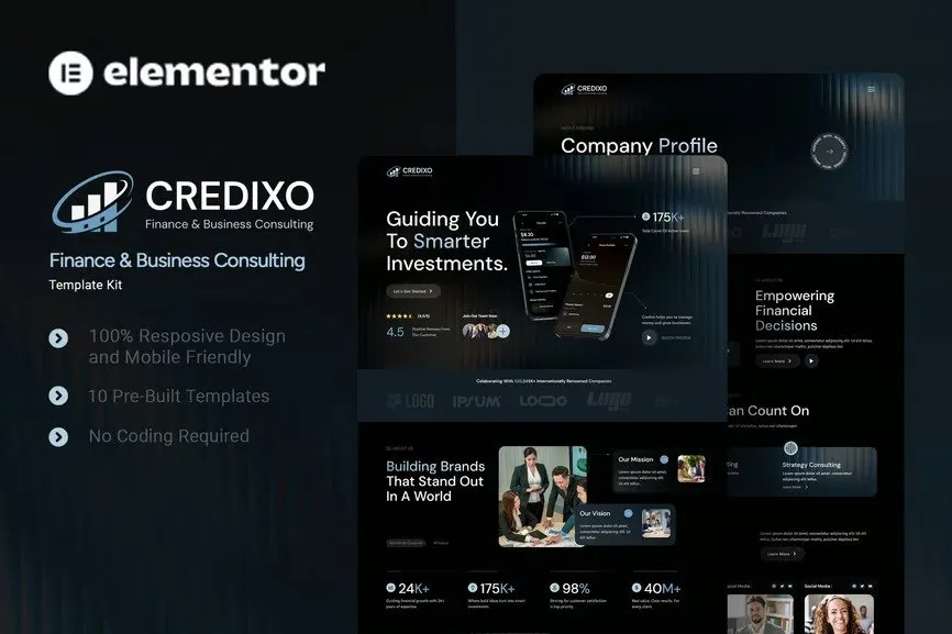 Credixo-Finance-Business-Consulting-Elementor-Template-Kit.webp Credixo - Finance & Business Consulting Elementor Template Kit - Image 1