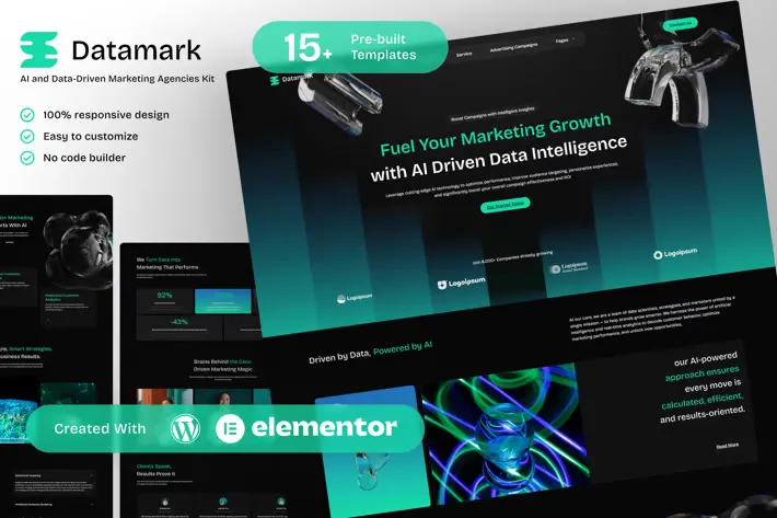 Datamark-AI-and-Data-Driven-Marketing-Elementor-Template-Kit-for-Smart-Campaigns.webp Datamark - AI and Data Driven Marketing Elementor Template Kit for Smart Campaigns - Image 1