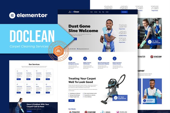 DoClean-Coverimage-template-kit-2022-Recovered.jpg Doclean - Carpet Cleaning Services Elementor Template Kit - Image 1