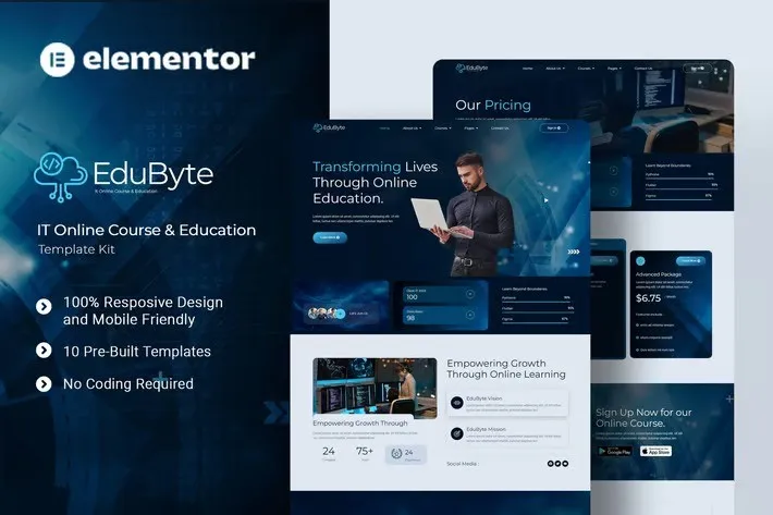 EduByte-IT-Online-Course-Education-Elementor-Template-Kit.webp EduByte - IT Online Course & Education Elementor Template Kit - Image 1