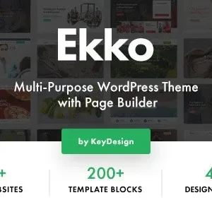 Ekko 4.4 - Multi-Purpose WordPress Theme with Page Builder
