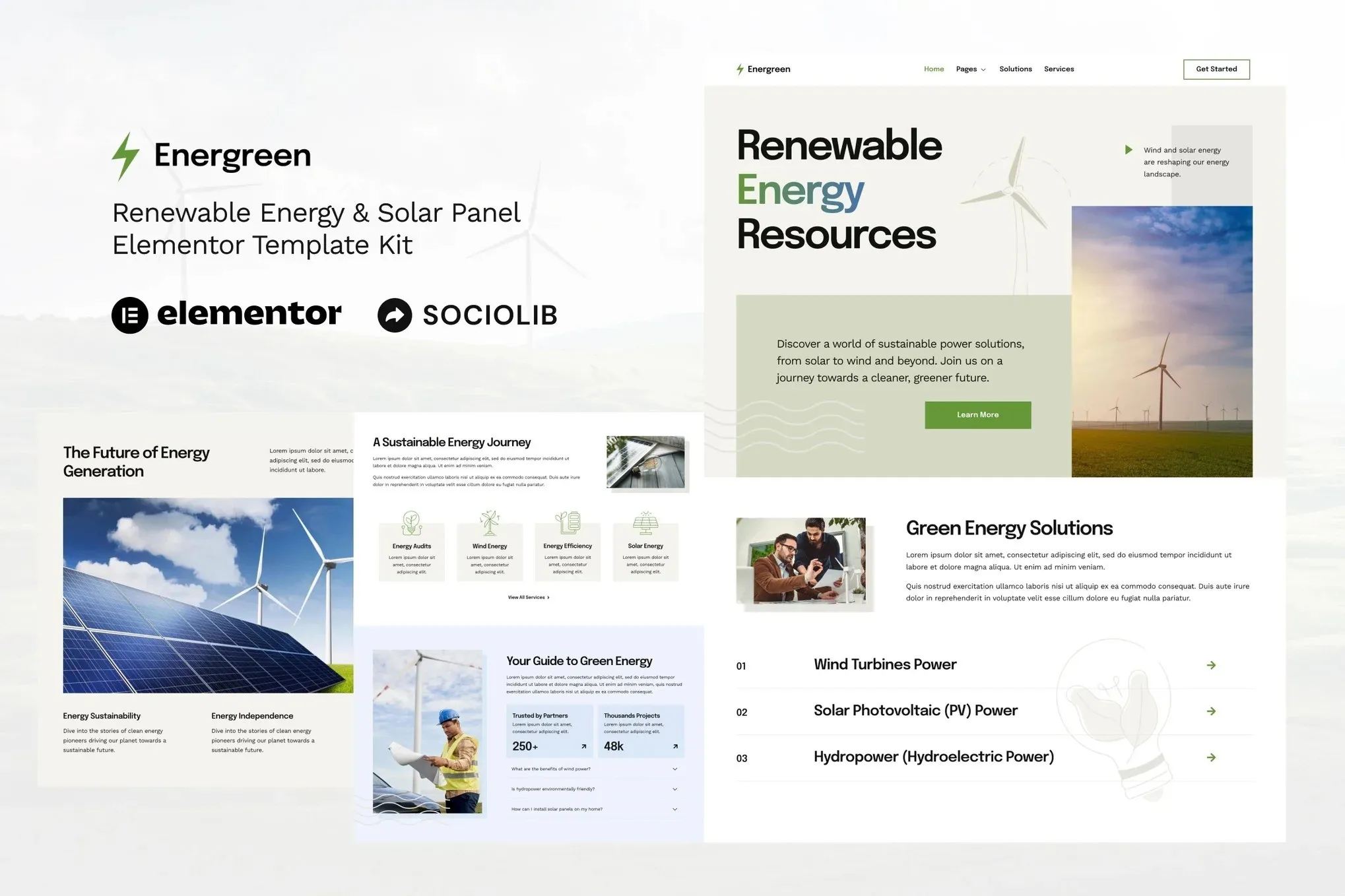 Energreen-Renewable-Energy-Solar-Panel-Elementor-Template-Kit.webp Energreen - Renewable Energy & Solar Panel Elementor Template Kit - Image 1