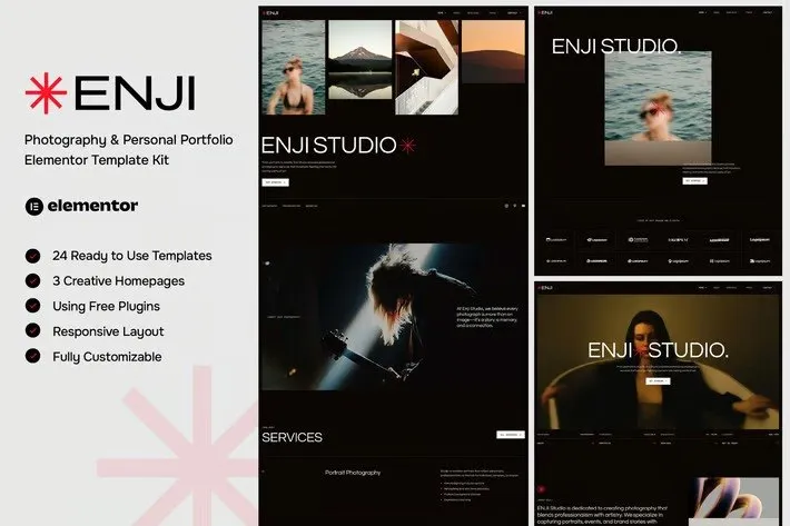 Enji-Photography-Personal-Portfolio-Elementor-Template-Kit.webp Enji - Photography & Personal Portfolio Elementor Template Kit - Image 1