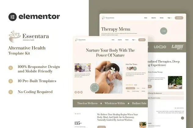 Essentara-Alternative-Health-Elementor-Template-Kit.webp Essentara - Alternative Health Elementor Template Kit - Image 1