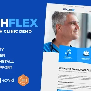 HEALTHFLEX 2.7.5 – Doctor Medical Clinic & Health WordPress Theme