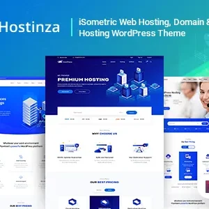 Hostinza 2.9.4 – Isometric Domain & Whmcs Web Hosting WordPress Theme
