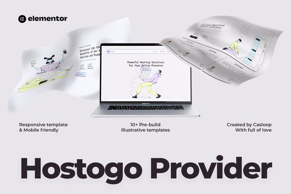 Hostogo20Cover.jpg Hostogo - Hosting Provider Elementor Template Kit - Image 1