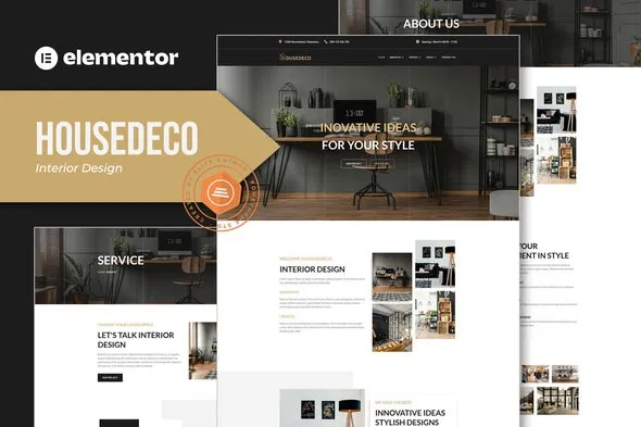 HousedecoCover2022.webp Housedeco - Interior Design Elementor Template Kit - Image 1