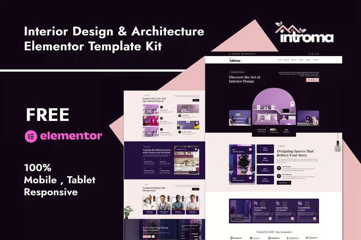 Introma-Interior-Design-Architecture-Elementor-Template-Kit.webp Introma - Interior Design & Architecture Elementor Template Kit - Image 1