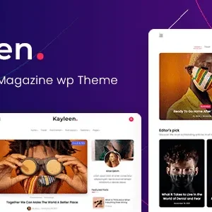 Kayleen 3.0.2 – Blog & Magazine WordPress Theme