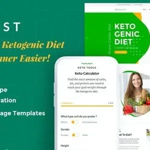 Ketocist 1.2.50 - Keto Diet WordPress Theme