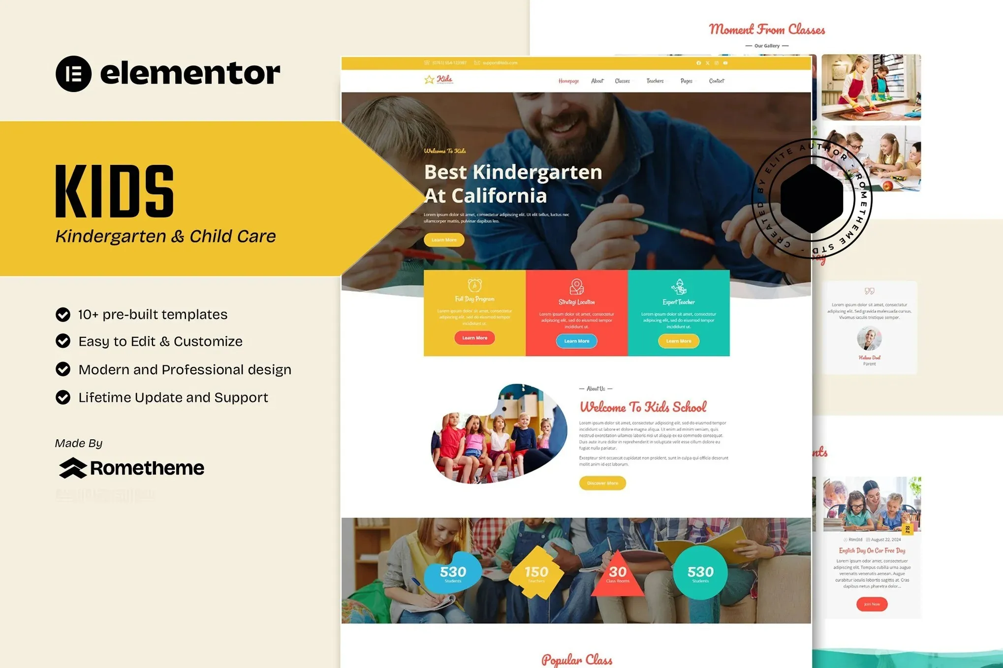 Kids-Kindergarten-Child-Care-Elementor-Template-Kit.webp Kids - Kindergarten & Child Care Elementor Template Kit - Image 1