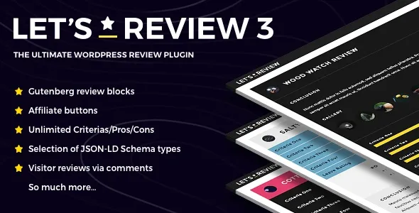 Lets-Review-1.webp Let's Review 3.2.8 - WordPress Ratings & Reviews Plugin - Image 1