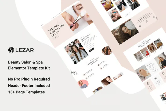 Lezar-Beauty-Salon-Spa-Elementor-Template-Kit.webp Lezar - Beauty Salon & Spa Elementor Template Kit - Image 1