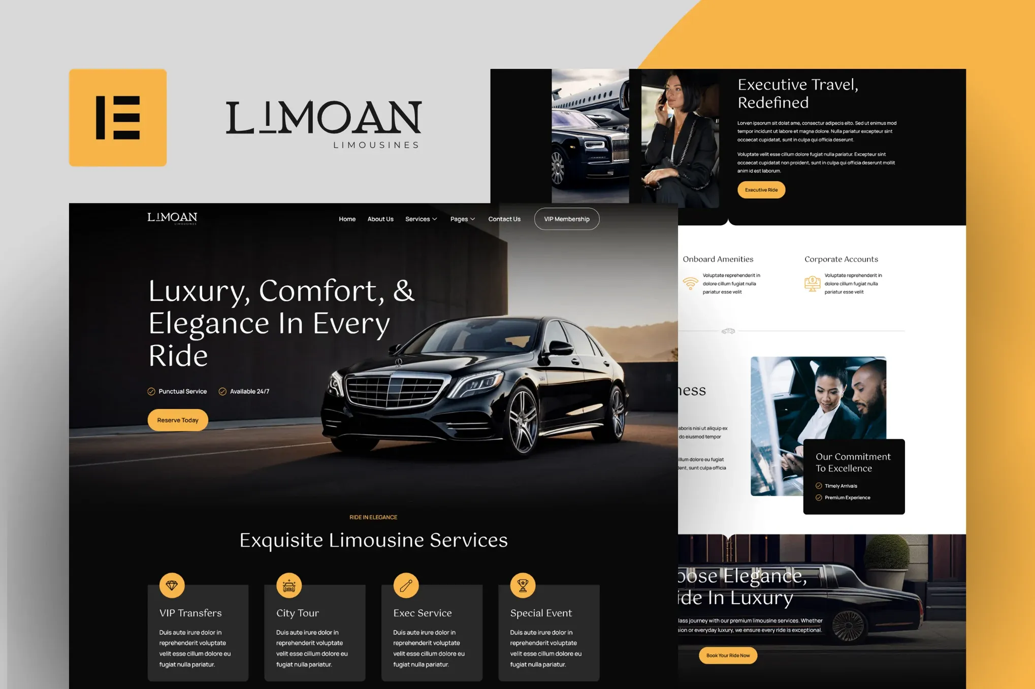 Limoan-Limousine-Business-Elementor-Template-Kit.webp Limoan - Limousine Business Elementor Template Kit - Image 1