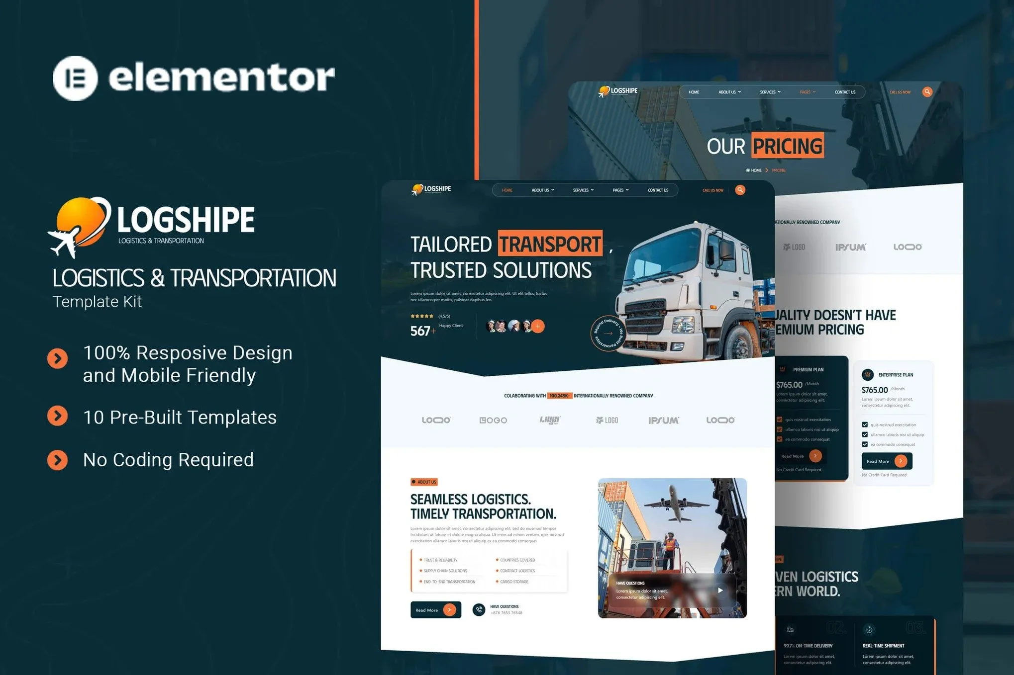 Logshipe-Logistics-Transportation-Elementor-Template-Kit.webp Logshipe - Logistics & Transportation Elementor Template Kit - Image 1