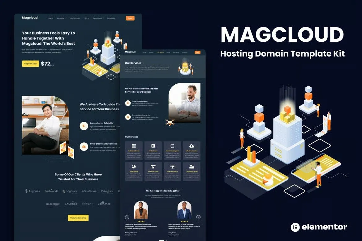 Magcloud-Hosting-Domain-Elementor-Template-Kit.webp Magcloud - Hosting Domain Elementor Template Kit - Image 1