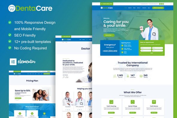 Main20Preview-18.jpg DentaCare - Dentist & Medical Elementor Template Kit - Image 1