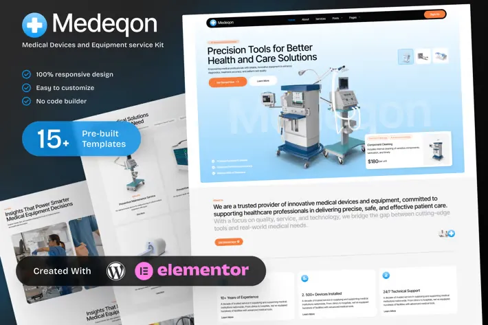 Medeqon-–-Medical-Devices-Equipment-Service-Elementor-Template-Kit.webp Medeqon – Medical Devices & Equipment Service Elementor Template Kit - Image 1