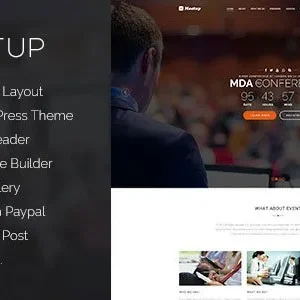 Meetup 1.8.5- Conference Event WordPress Theme