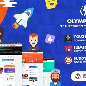 Olympus 3.97 - Social Networking WordPress Theme